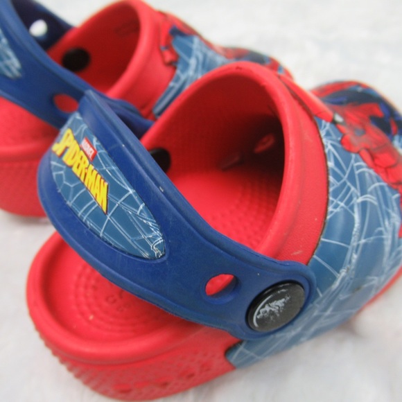 Crocs x Marvel Red Spider-Man Crocs Toddler Size 4 - Picture 6 of 11